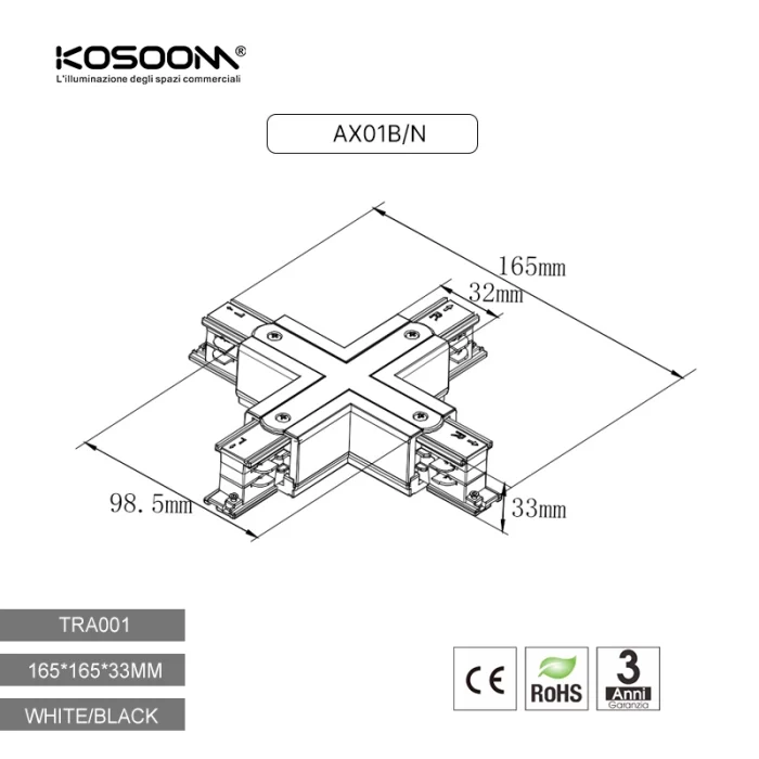 Four-Wire Square Four-Way Splicer TRA001-AX01B Kosoom-Accessories--05 24
