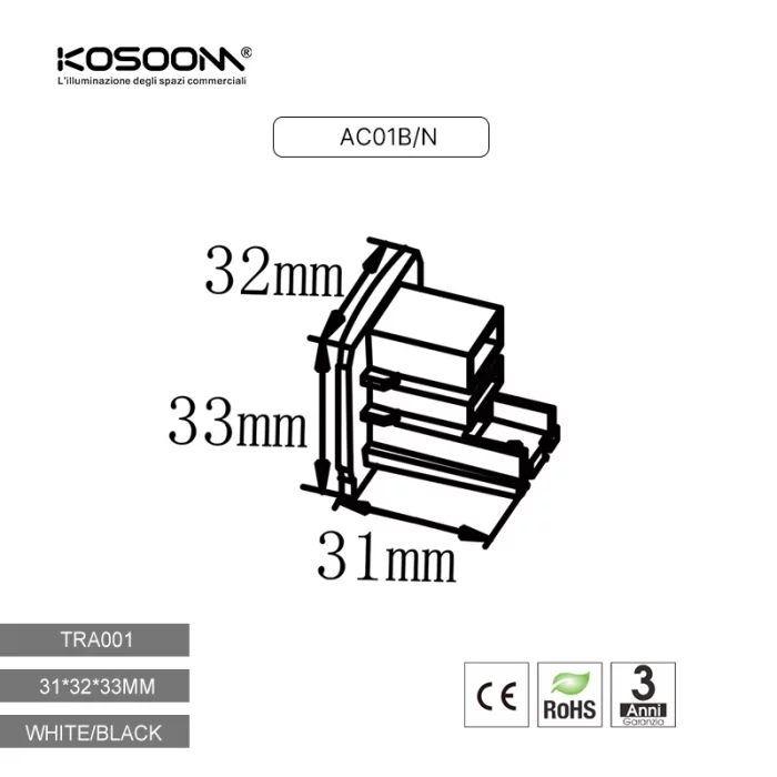 Four-wire square power final connection TRA001-AC01B Kosoom-Accessories--05 26