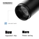 T0801B – 8W 3000K 24˚N/B Ra80 White –  Track Light Fixture-LED Shop Lights--06