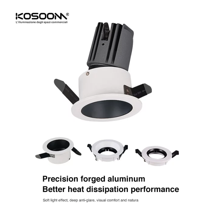 C0502–7W 4000K 24˚N/B Ra90 Black – Indoor LED Spotlights-Kitchen Recessed Lighting--06