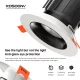C0101– 5W 3000K 24˚N/B Ra90 White – LED Spotlights Recessed-Living Room Recessed Lighting-CSL001-A-06