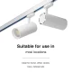 T1002B – 15W 3000K 55˚N/B Ra90 White –  Track Lights-Track Lighting For Living Room--06