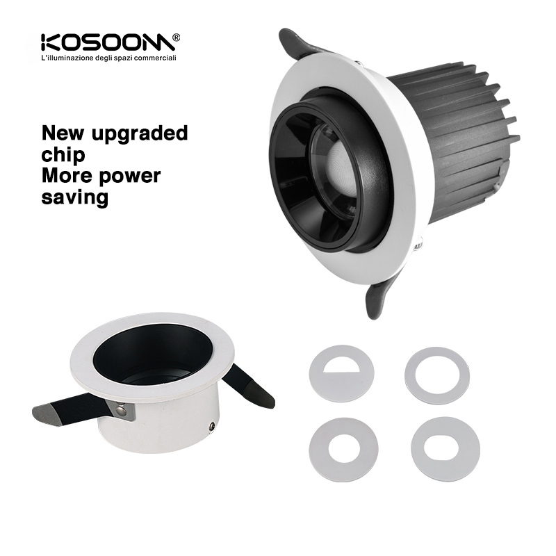 Luksuriøs guldfrontring til spotlight - CSL005-A-CB0504 - Kosoom-Cylindrisk downlight--06 2