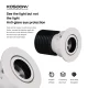 C0201– 7W 3000K 24˚N/B Ra90 White – Track Lighting-Office downlights--06