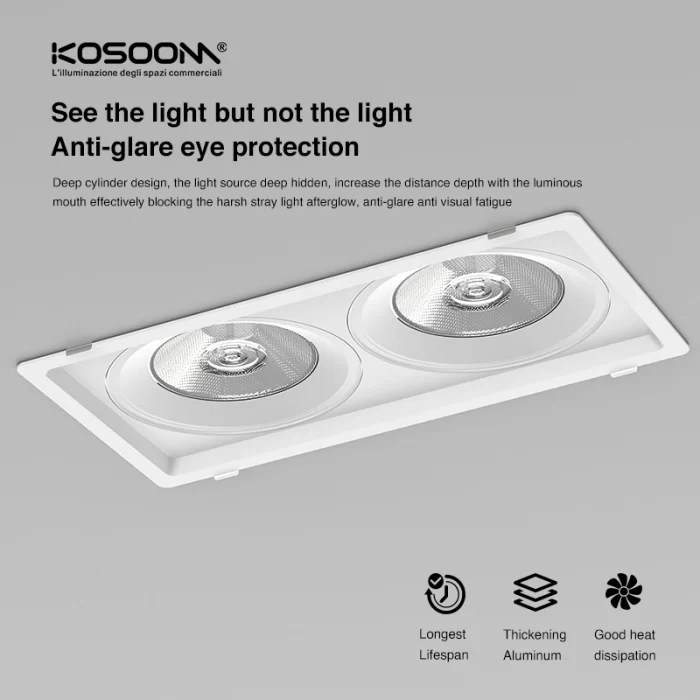 C0406– 10W 4000K 24˚N/B Ra90 White –   LED Recessed Spotlights-Kitchen Recessed Lighting--06