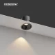 C0702N – 6W 3000K 24˚N/B Ra90 Negru– Spoturi cu LED-uri încastrate-Iluminat încastrat comercial--06