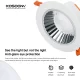 D0203 –10W 3000K 36˚N/B Ra90 White– LED Downlight-Supermarket Lighting --06