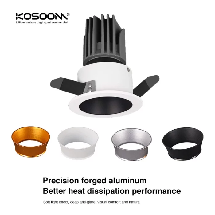 Inel frontal alb modern pentru reflectoare - CSL005-A-CB0502 - Kosoom-Lightlights pentru bucătărie--07