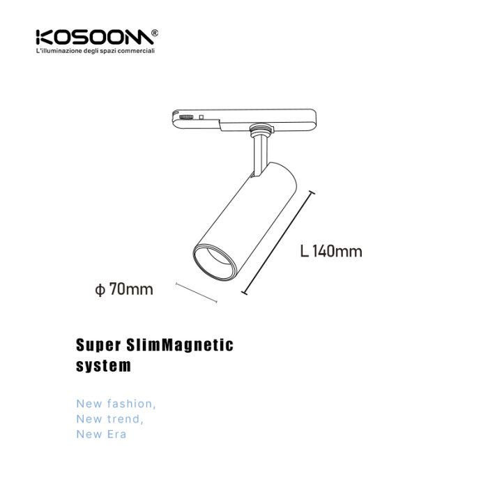 T1202B – 30 W 4000 K 36˚N/B Ra90 Weiß – LED-Schienenleuchten – Ausstellungsraumbeleuchtung – 07