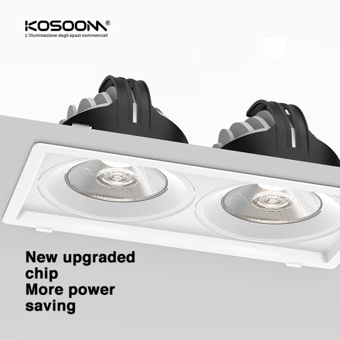 C0403– 10W 3000K 24˚N/B Ra90 White –  LED Recessed Spotlights-Basement Recessed Lighting--07