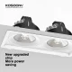 C0407– 20W 3000K 24˚N/B Ra90 Blanc – Spots Encastrables LED-Spots LED 20W--07