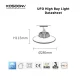 תאורת LED UFO בעלת ביצועים גבוהים 100W עם 4000K לבן חם - U0101-MLL001-C-KOSOOM-מחסן High Bay Lighting-MLL001-C-07