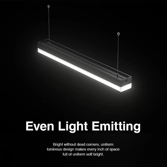 L0302B –40W 4000K 120˚N/B Ra80 أبيض – إضاءة خطية LED – ثريا خطية لغرفة الطعام – 09