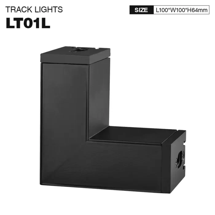 Joint for Versatile LED Light Setup, 24V, Black, 3 Year Warranty - LT01L-SLL001-B-KOSOOM-Linear Lights--1
