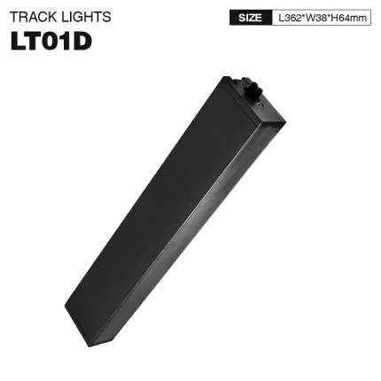Versatile Modular LED Light Fixture, 75W, PF0.9, Black, 3 Year Warranty - LT01D-SLL001-B-KOSOOM-Custom LED Lights--1