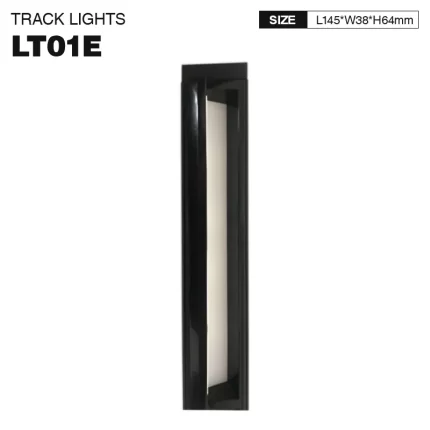 Luz LED de 6 W de Kosoom, 3000K, negro, luz polarizada a 20˚, alto CRI≥80 - LT01E-SLL001-B-KOSOOM-Accesorios--1