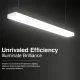 L0302B –40W 4000K 120˚N/B Ra80 Alb– Iluminare liniară cu LED-Supermarket cu lumină liniară--10