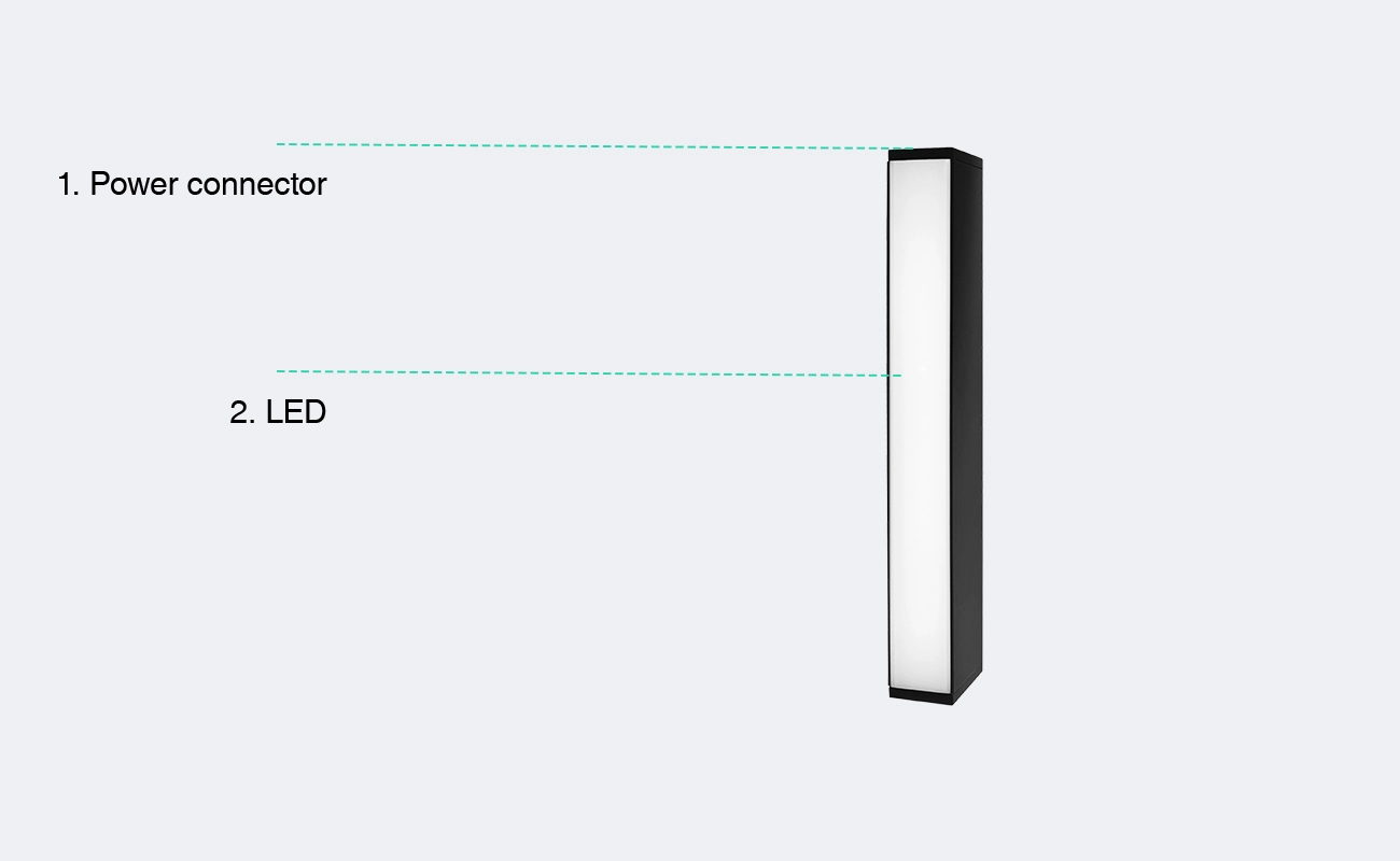 Modular LED Light, 6W, 4000K, Black, Ultra-Bright 410lm, Wide 110˚ Beam Angle - LT02B-SLL001-B-KOSOOM-Accessories--2