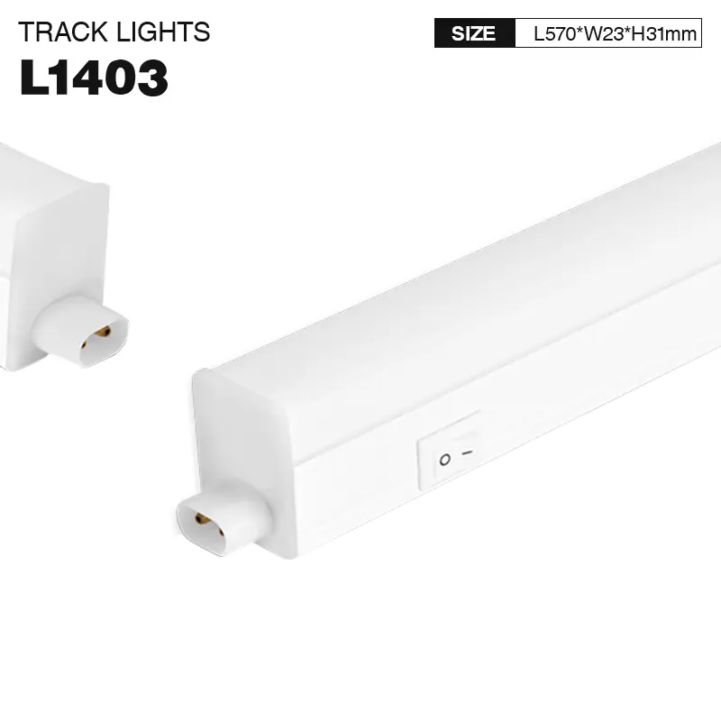 L1403 –8W 3000K 120˚N/B Ra80 White– LED Linear Lights-LED Light Tube--3