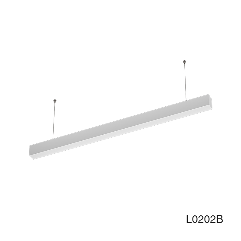 Dimmable Daylight LED Linear Pendant Lights White 40W 4000K 5000LM SLL003-A-L0202B by KOSOOM-White Linear Light--L0202B