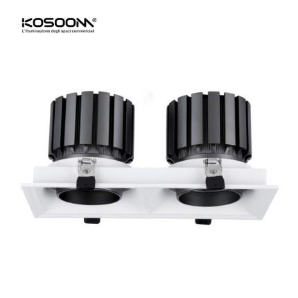 10W Ugboro abụọ LED Lens Light - Bridgelux C6 - Arụmọrụ dị elu - SLF06010S2 - Kosoom-10W LED Spotlights