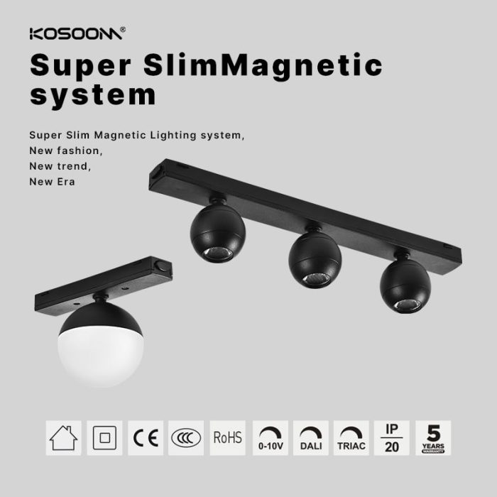 100° DC-DC PC OEM Fabrik SMD07-B(W)-1 SSM G1 ljusmodul KOSOOM- Spårbelysning