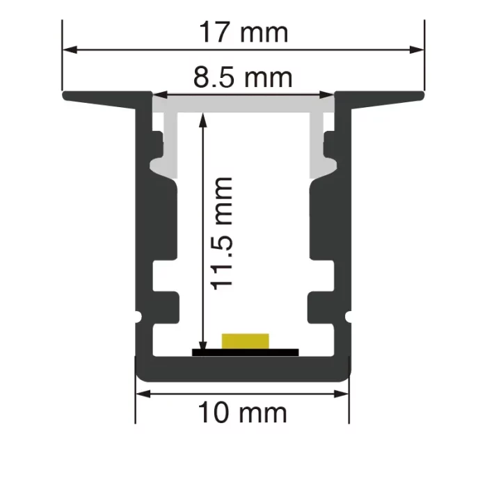 Alavai Alumini ta'ita'i L2000×17×2713mm - SP15-Fa'aalili Alavai ta'ita'i--SP15