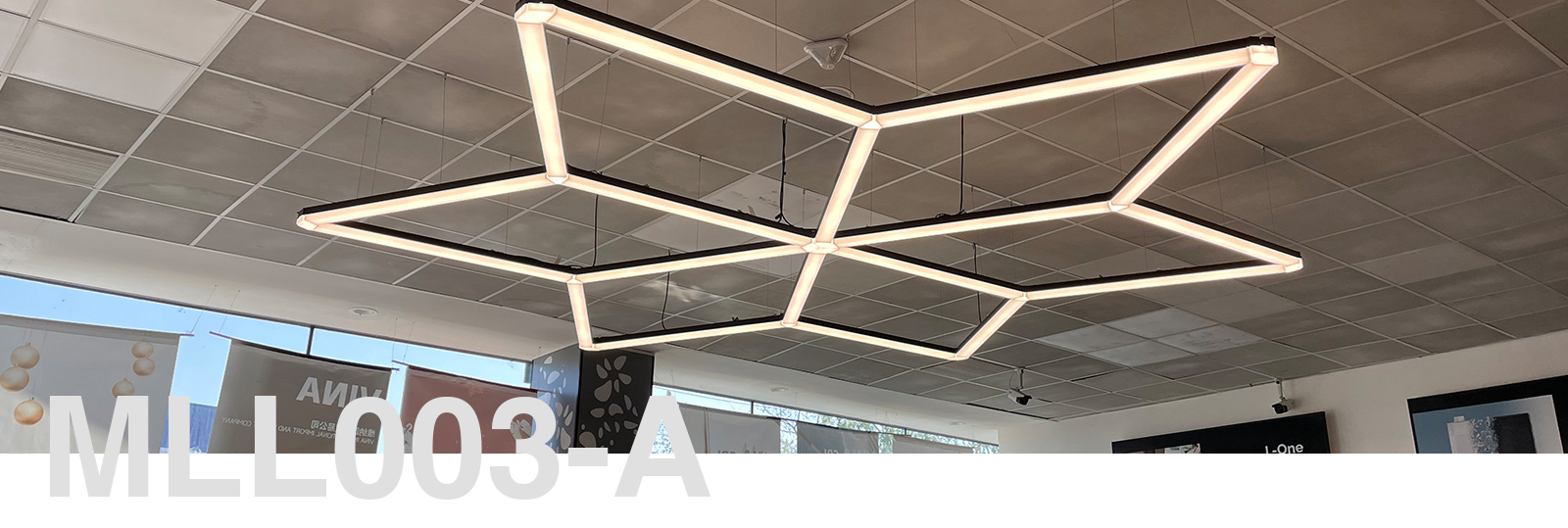 Drita LED me cilësi të lartë Drita lineare tavani LED MLL003-A L0301B Shkëlqim i lartë Multifunksional i Bardhë 40W 3000k 3800LM-Kosoom-Dritat Lineare--libri standard1