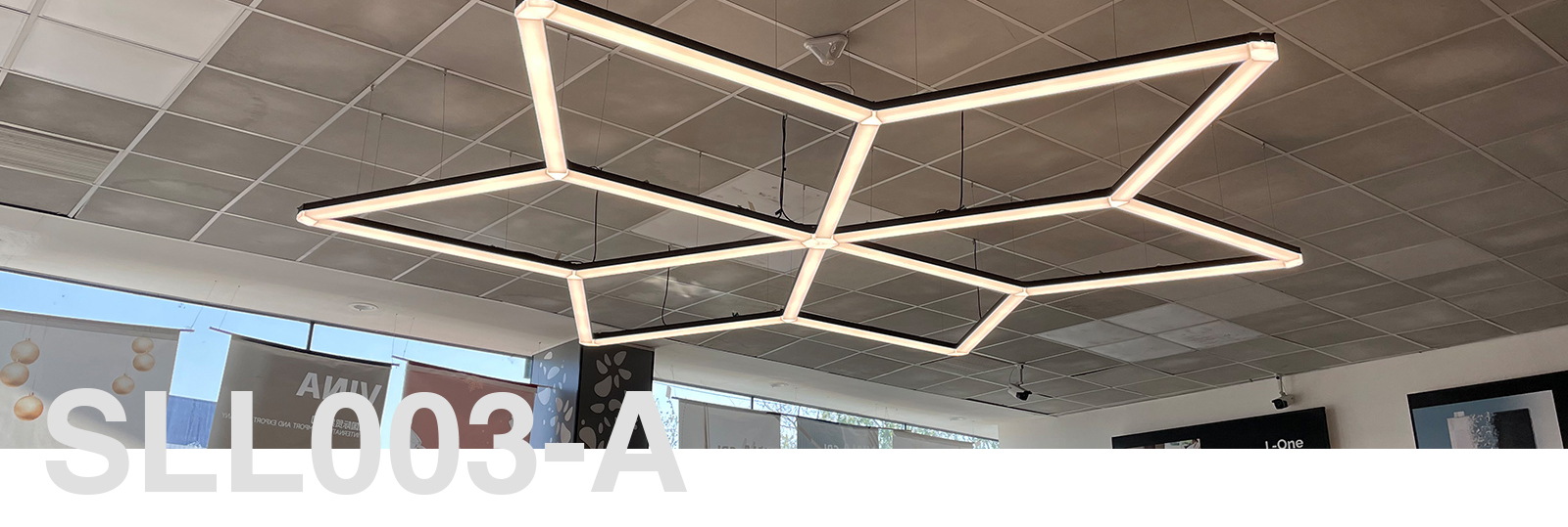 Drita LED Drita lineare tavani Led Cilësi e lartë MLL003-A L0302N Shkëlqim i lartë Multifunksional i Zi 40W 4000k 4000LM-Kosoom-Ndriçimi i dyqanit me pakicë--libër standard1