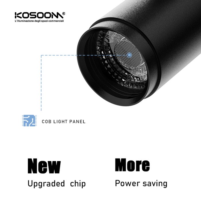 T0901B – 12W 3000K 24˚N/B Ra80 White –  Track Light LED-Indoor Spotlight--主图03 3