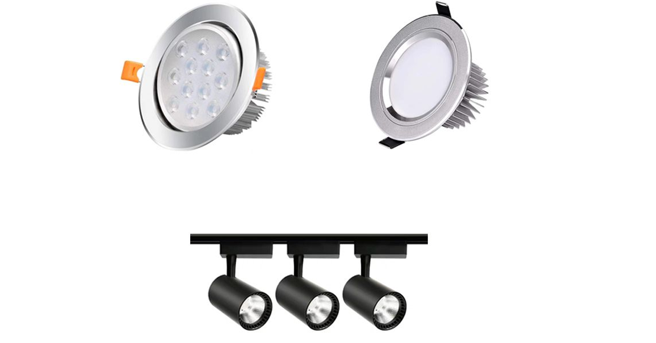 Can track lights be used instead of downlights?-About lighting