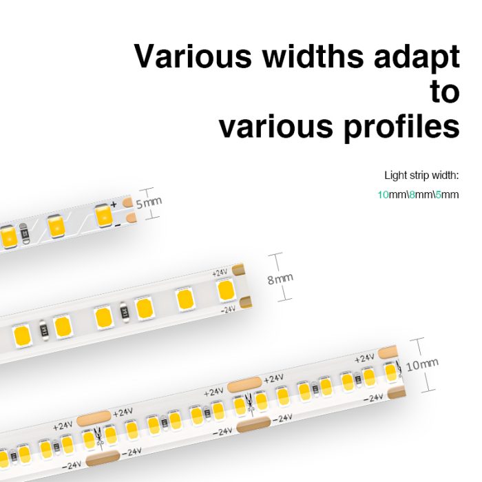 SMD 2835 3000K Ra80 IP20 8W/m 70LED/M LED Strip-2835 LED Strip--04