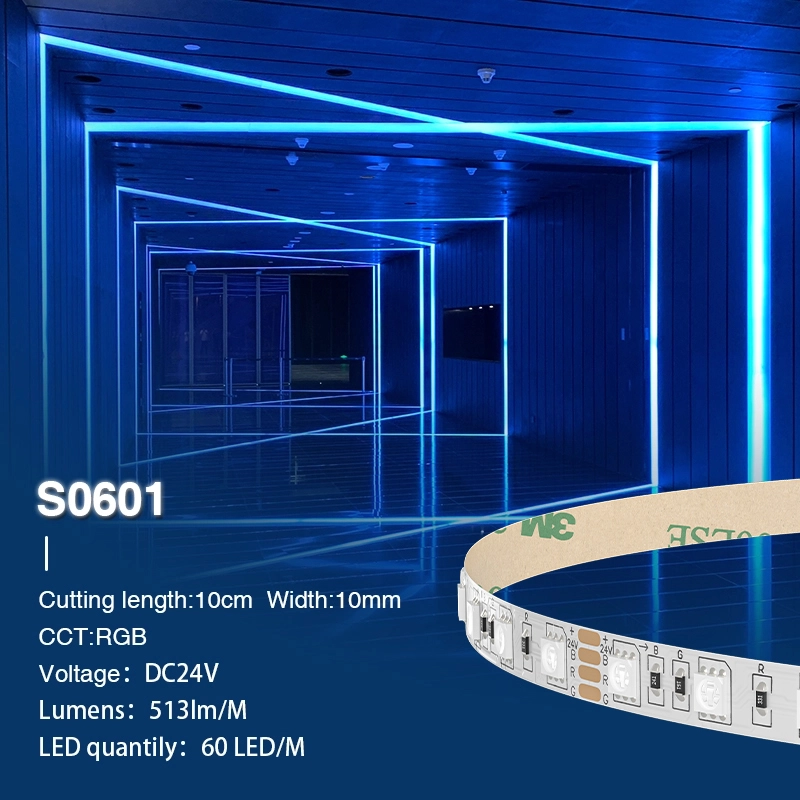 SMD 5050 RGB IP20 13W/m 60LEDs/M RGB چراغ نواری LED-چراغ های LED نواری داخلی--S0601