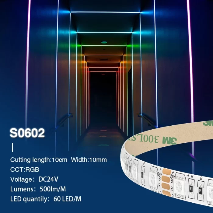 SMD 5050 RGB  IP44 13W/m 60LEDs/M RGB LED Light Strip-TV Light Strip--S0602