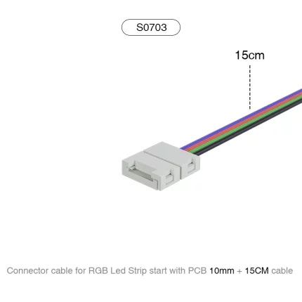 Light Strip Accessories/5MM Dual Clamp Connector for Connecting 2 LED Light Strips-Accessories--S0703