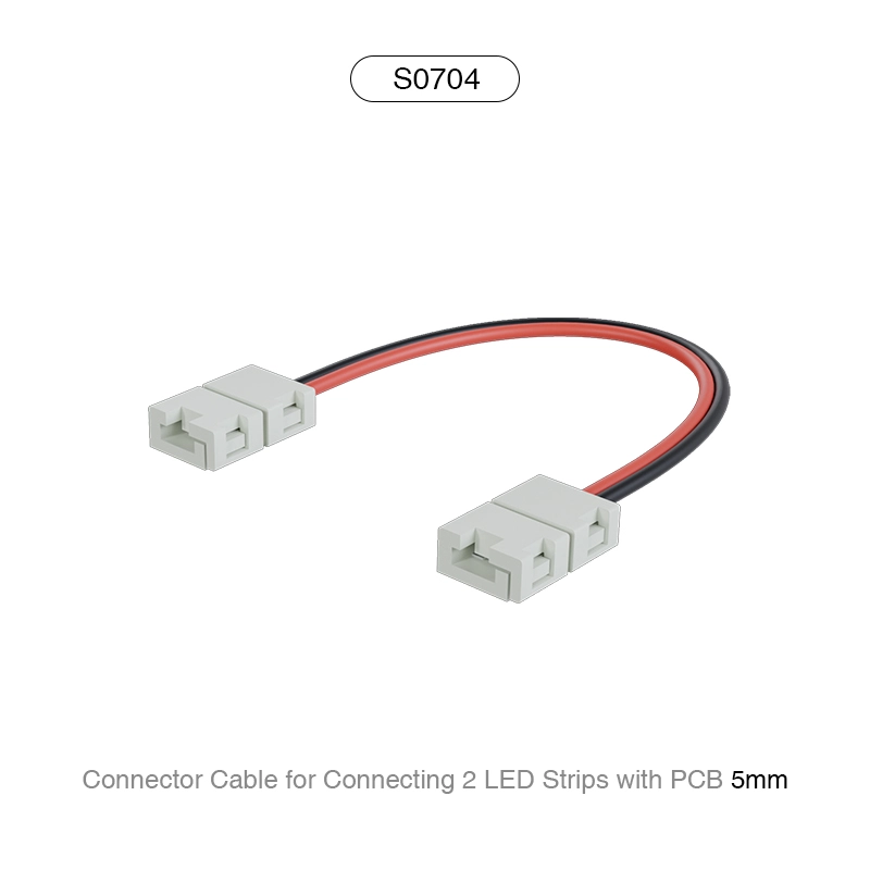 Accesorii pentru benzi de lumină/cablu conector pentru conectarea a 2 benzi LED și PCB de 5 MM/pentru 120 LED-uri-Conectori pentru bandă LED--S0704