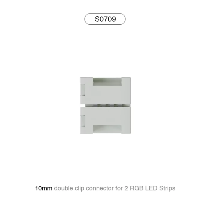 2 つの LED RGB e PCB da 10 mm/60 LED/MT-LED ストリップ ライト コネクター - S0709 あたりの情報を収集
