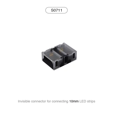 Accesorios/Conexión conector invisible 10mm/Tira de luz LED de 2 pines/Apto para 240 LEDS-Accesorios--S0711