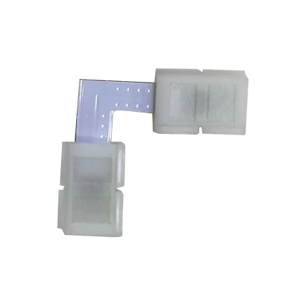 Il connettore ad angolo di 90° collega 2 strisce luminose a LED a PCB da 5 mm/adatto per 120 LED/accessori per strisce luminose-LED Strip Light Connectors--S0712