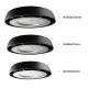 HB016 UFO light 100W/10000lm/Black Design/120° Beam/6500K - Suitable For Large Space Lighting-LED High Bay Lights 200W--07