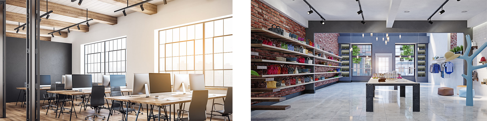 Whether it's the dynamic world of retail, the bustling energy of offices