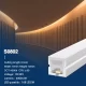 Neoniniai juostiniai šviestuvai 4000K Ra90 IP65 9.6W/m 168LED/M L50000*W10*H10mm-Lauko LED juostiniai šviestuvai--S0802