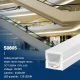 Strip Lampu Neon 3000K Ra90 IP65 9.6W/m 120LED/M L50000*W16*H16mm-Pencahayaan Supermarket --S0805