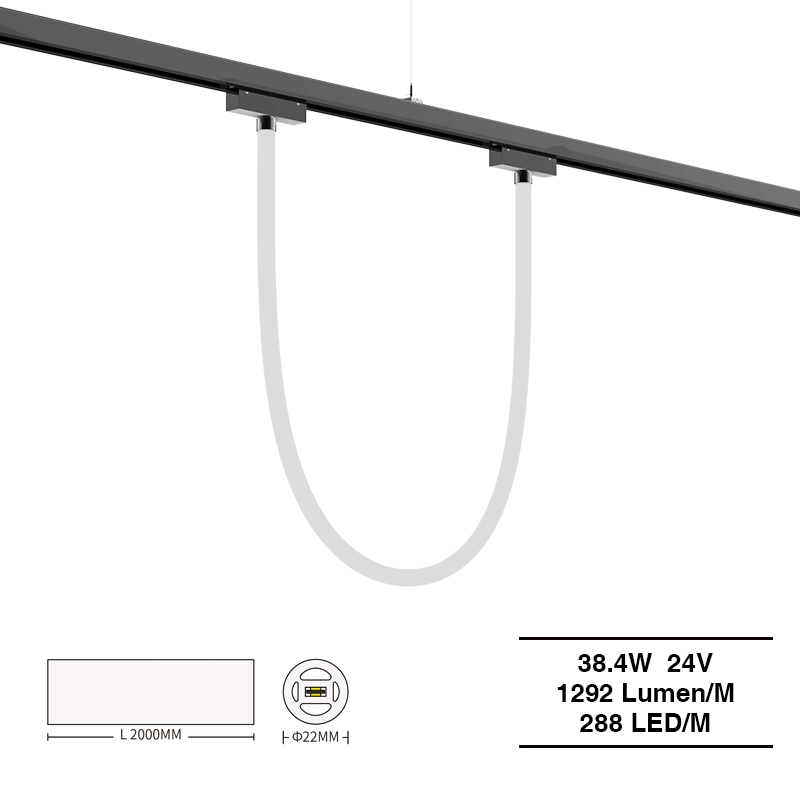 Bande LED Néon Flex 4000K Ra90 IP65 38.4W 288LEDs/M L2000*D22mm-Éclairage de café--S0904