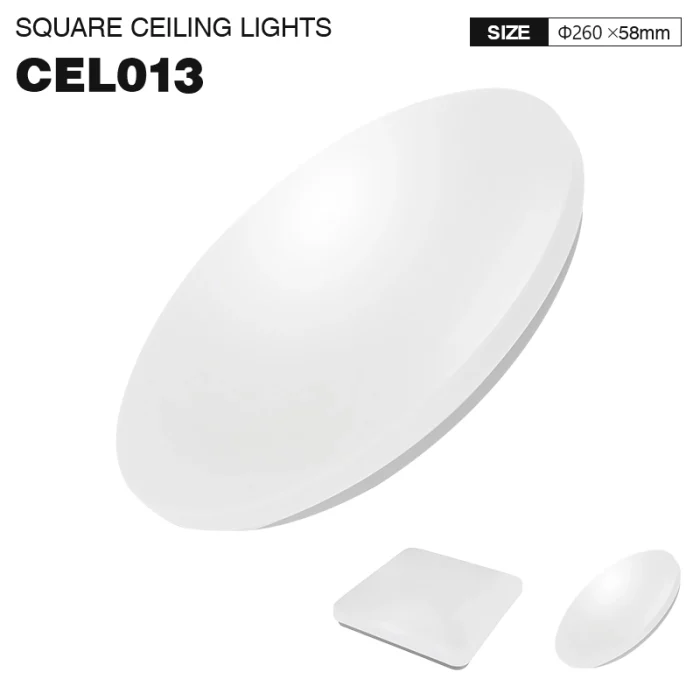 CEL0013 - 3000K 14W Round White - Ceiling Lights-Hallway Lighting--01