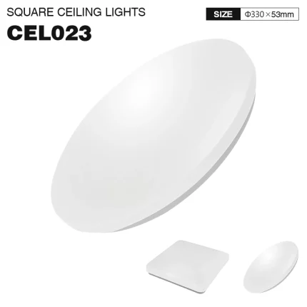 CEL023 - 3000K 20W Round White - Ceiling LED Lights-Living Room Lighting--01
