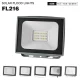 FL216 - 10W 6500k IP65 Ra80 1000lm Black - LED Flood Lights-Outdoor Lighting--01