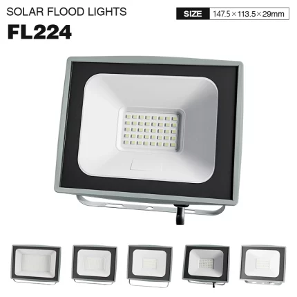 FL224 - 30W 4000k IP65 Ra80 3100lm Negro - Luces de inundación para exteriores - Luces de inundación para exteriores-FL000-01