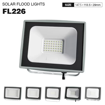 FL226 - 30W 6500k IP65 Ra80 3100lm Black - LED Flood Lights-Outdoor Lighting--01