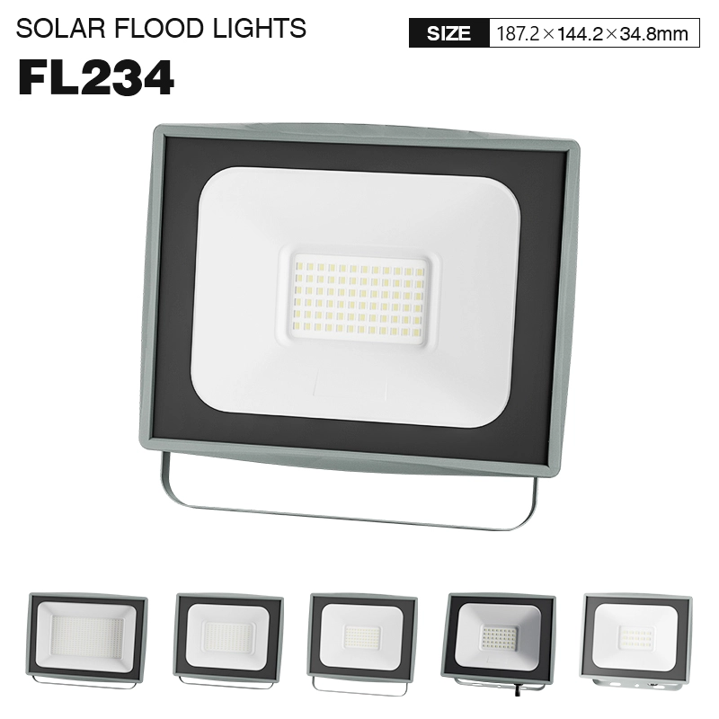FL234 - 50W 4000k IP65 Ra80 4800lm Black - Outdoor Flood Lights-LED Flood Lights--01